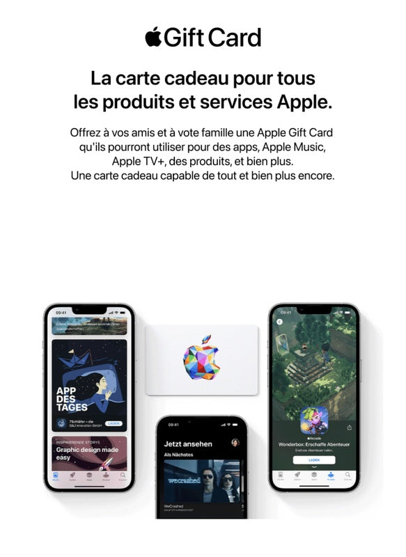 Carte Cadeau Apple